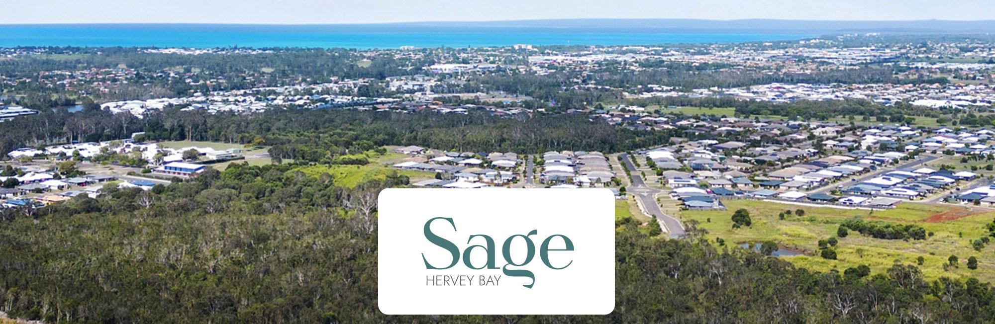 Sage Hervey Bay Residential Development aerial view 