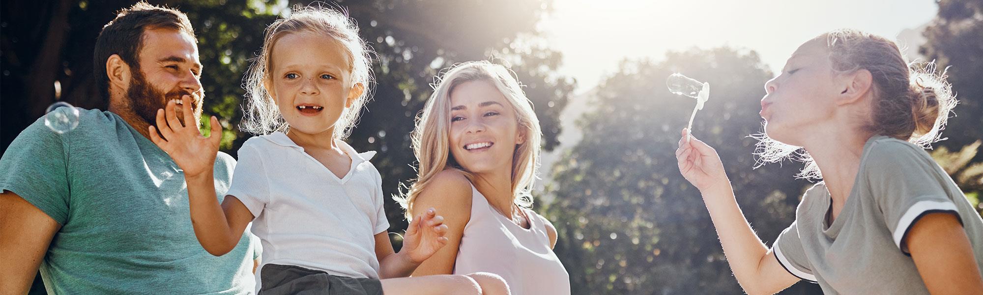 Sage Hervey Bay family enjoying their new residential estate