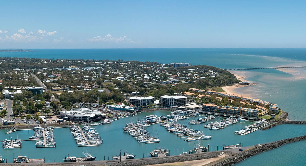 hervey bay aerial view